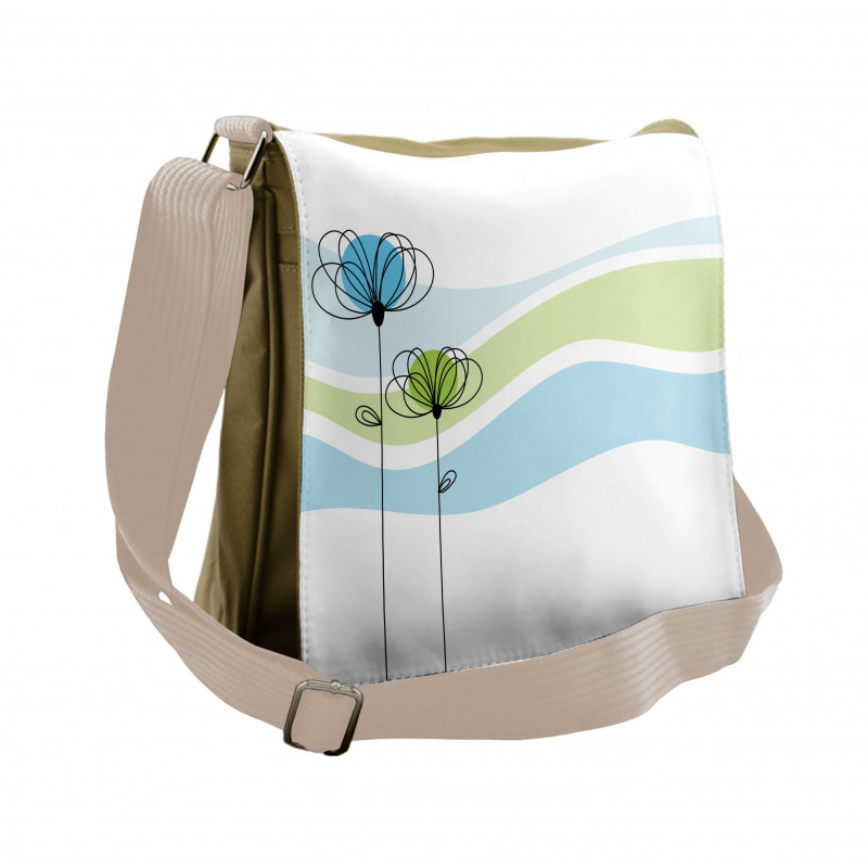 Summer Flowers Messenger Bag