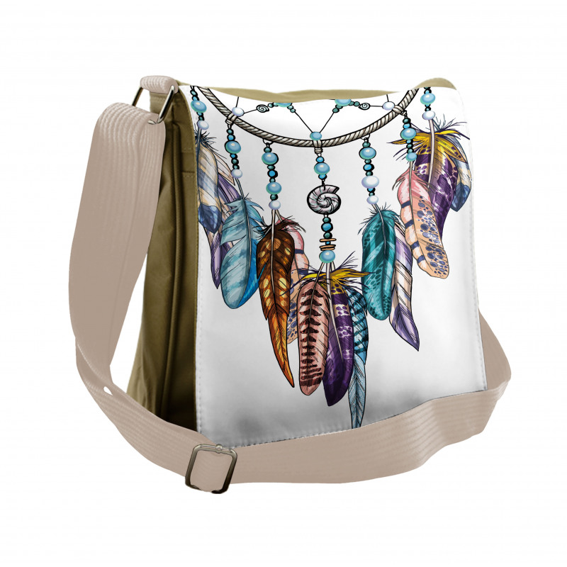 Ornate Dreamcatcher Messenger Bag