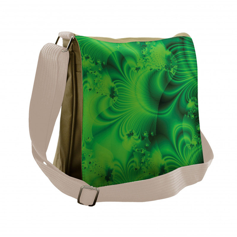 Vibrant Psychedelic Messenger Bag