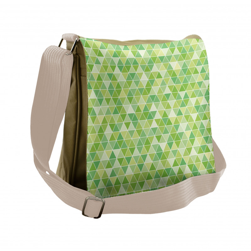 Triangles Pyramids Messenger Bag