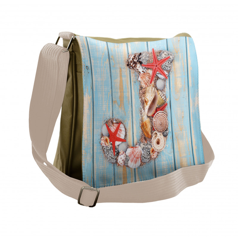 Tropic Rustic Summer J Messenger Bag