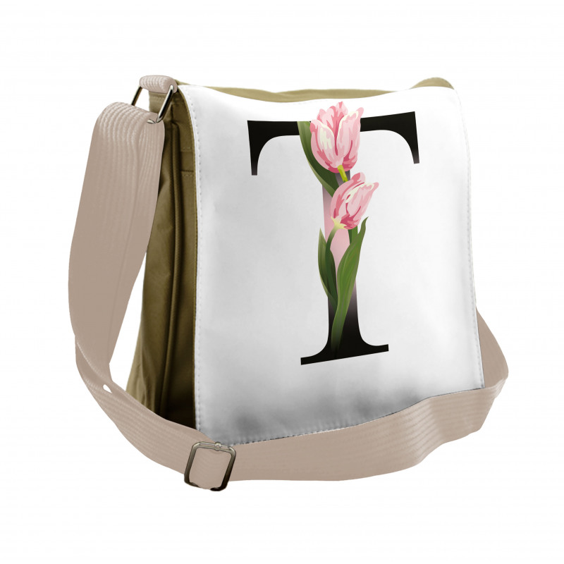Spring Garden Flora T Messenger Bag