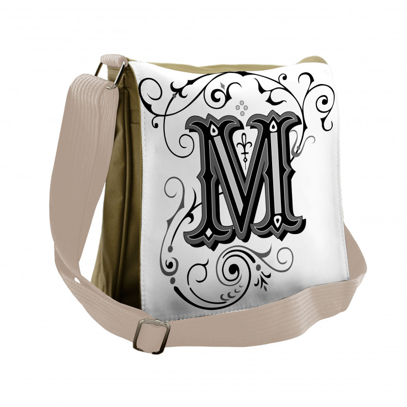 Eastern Abstract M Messenger Bag