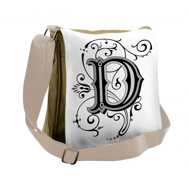 D Medieval Art Messenger Bag