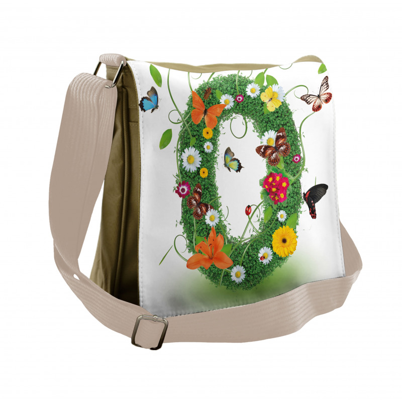 Springtime Butterflies Messenger Bag