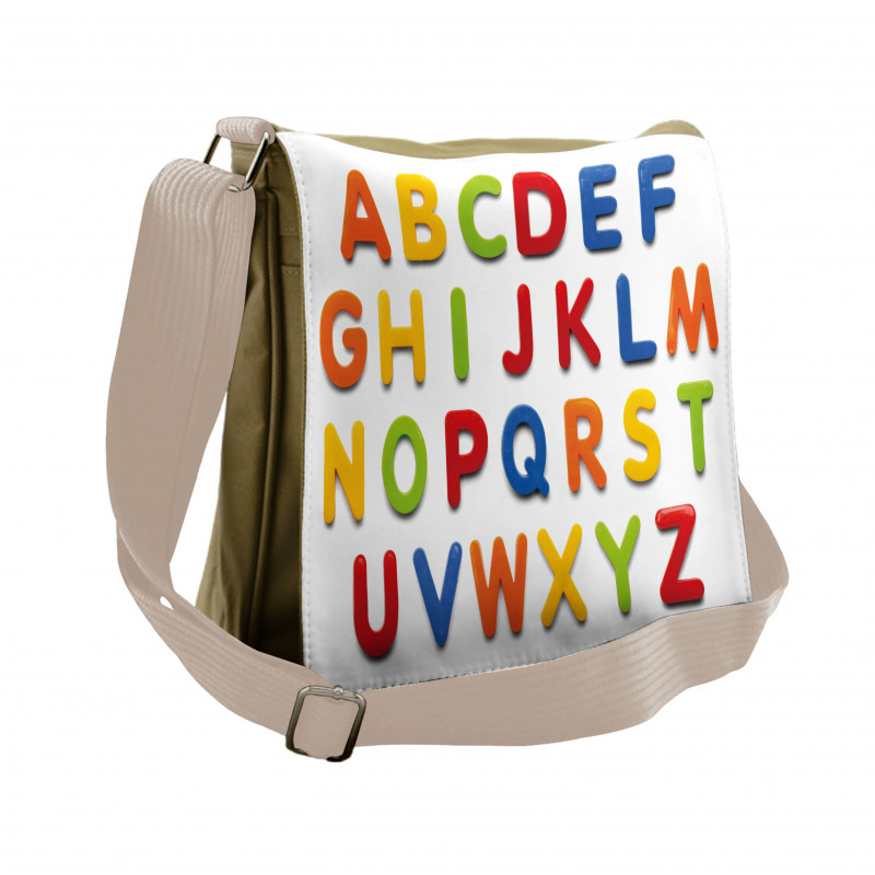 Multicolor Education Messenger Bag
