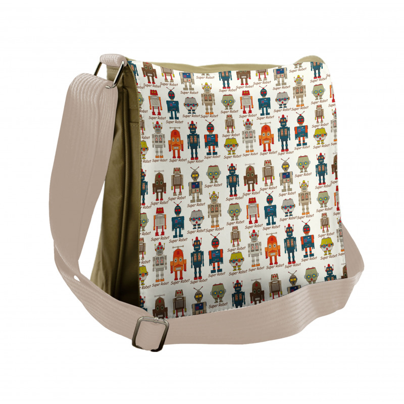 Super Robot Messenger Bag