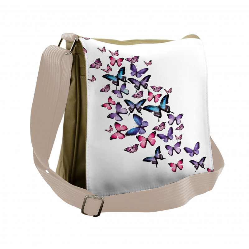 Many Butterflies Messenger Bag