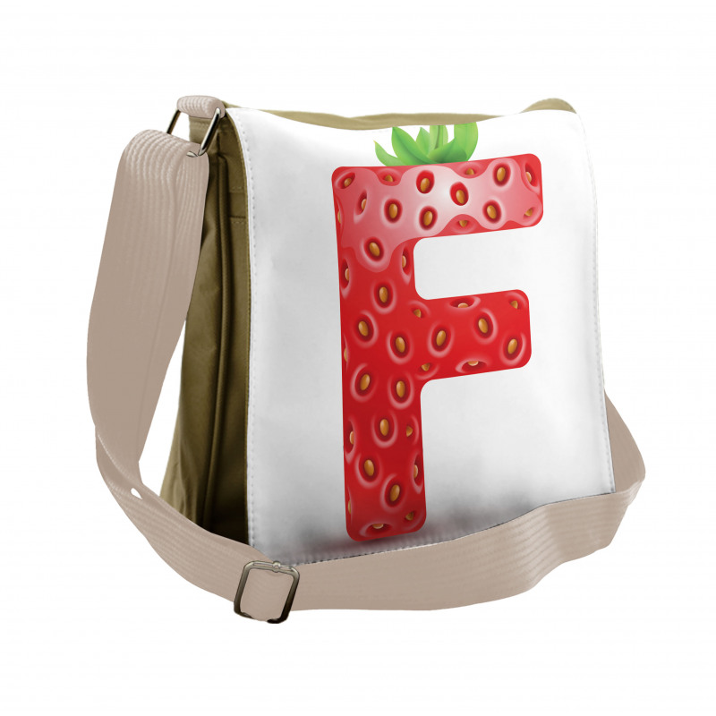 Deliciously Designed F Messenger Bag