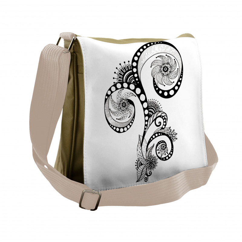 Body Art Doodle Messenger Bag