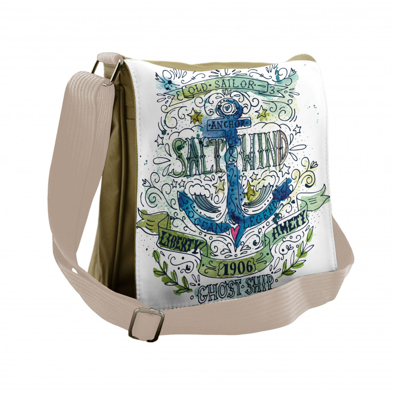 Ocean Anchor Messenger Bag