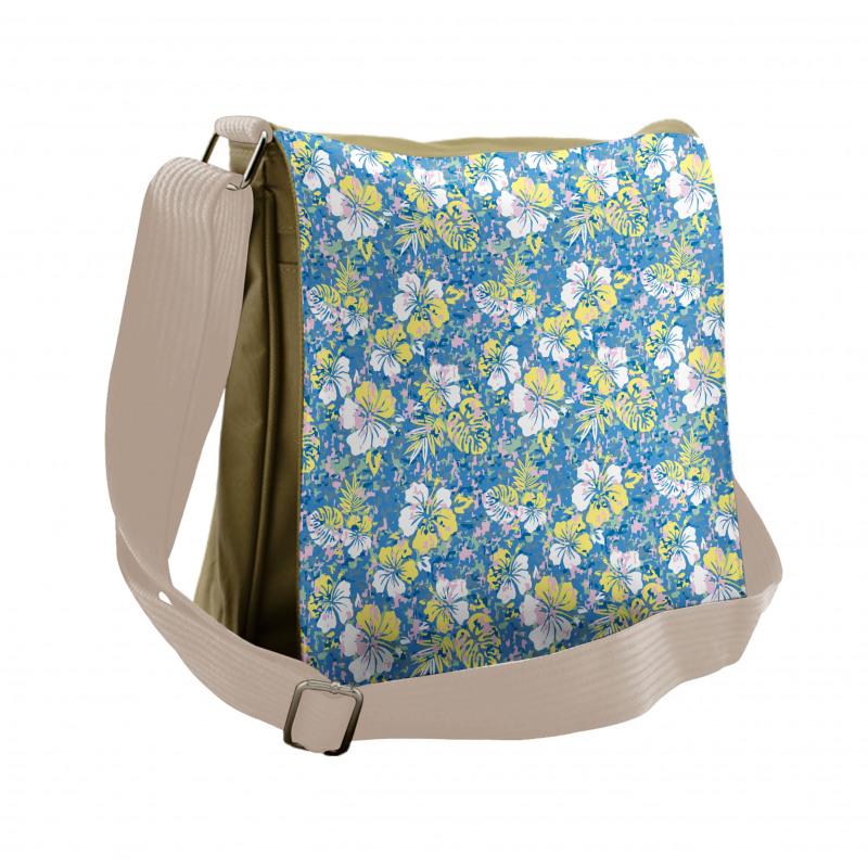 Hawaiian Foliage Nature Messenger Bag