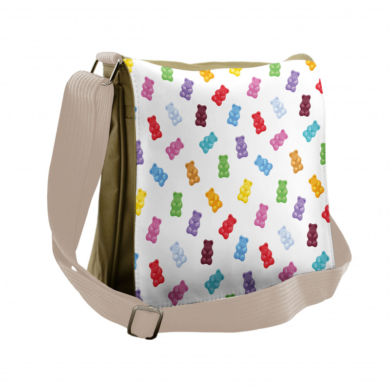 Vibrant Gummy Bears Messenger Bag