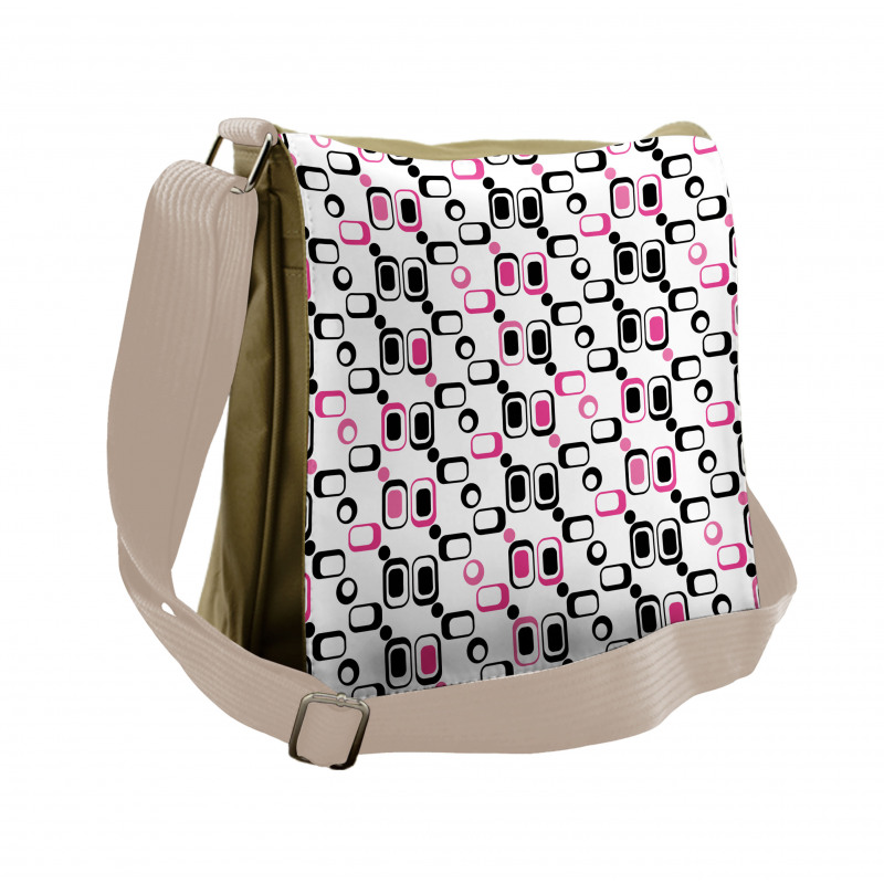 Trippy Vivid Design Messenger Bag