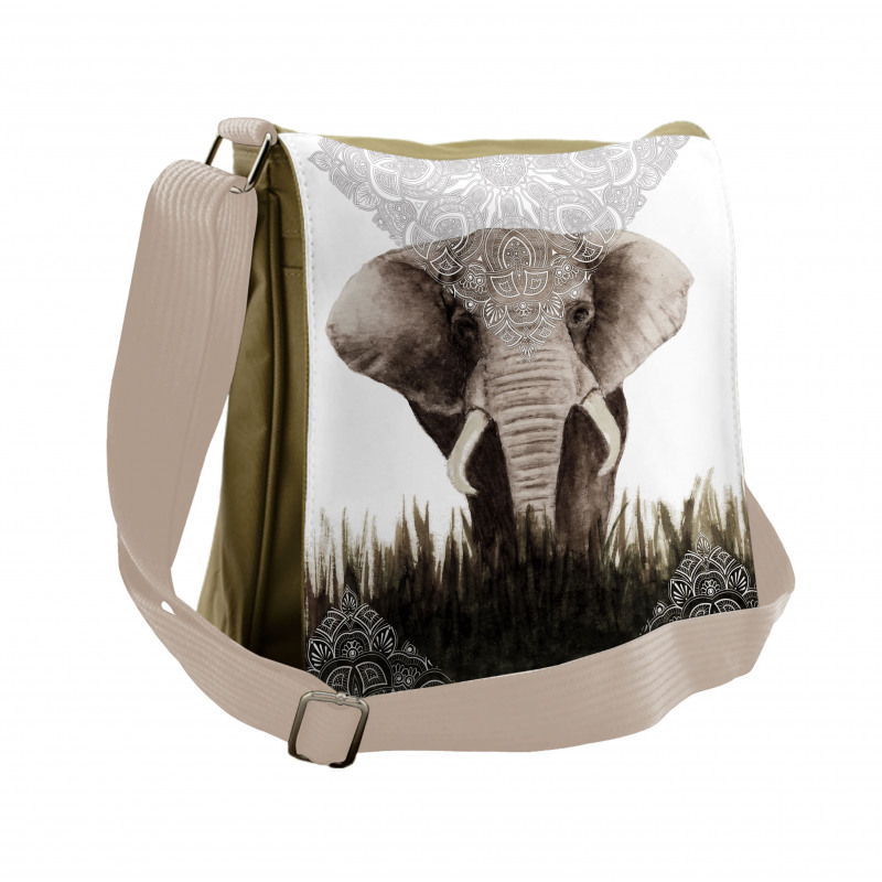 Elephant Animal Messenger Bag