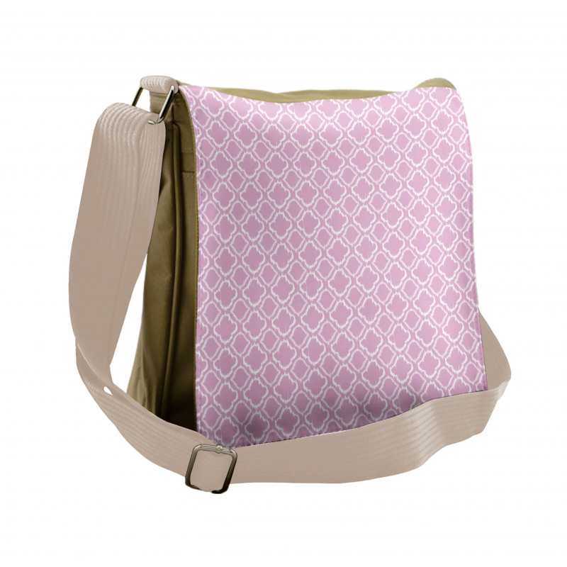 Classical Pattern Messenger Bag