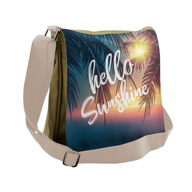 Tropical Palms Messenger Bag