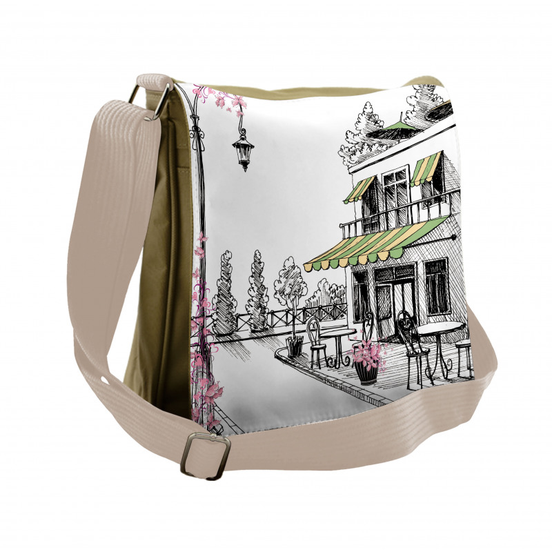 Parisian Patio Messenger Bag