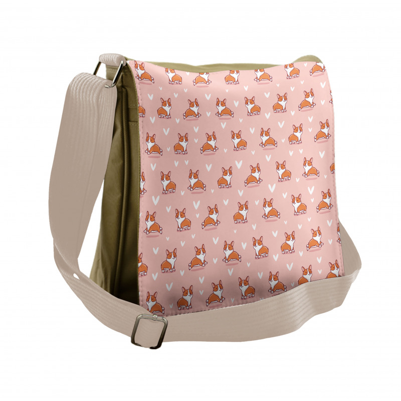 Little Corgis Messenger Bag