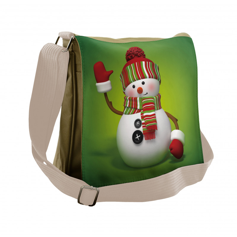 3D Traditional Mascot Messenger Bag