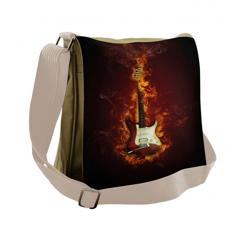Instrument in Flames Messenger Bag