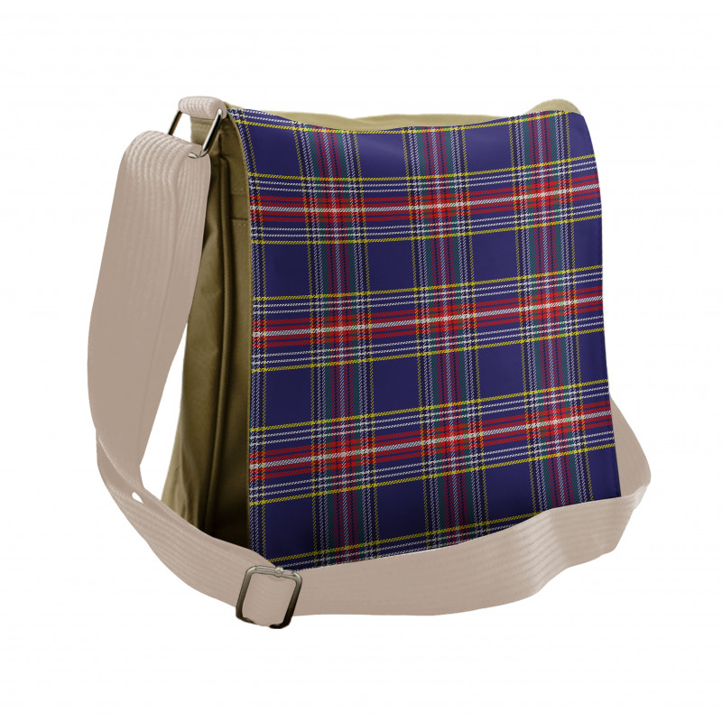 Scottish Country Style Messenger Bag