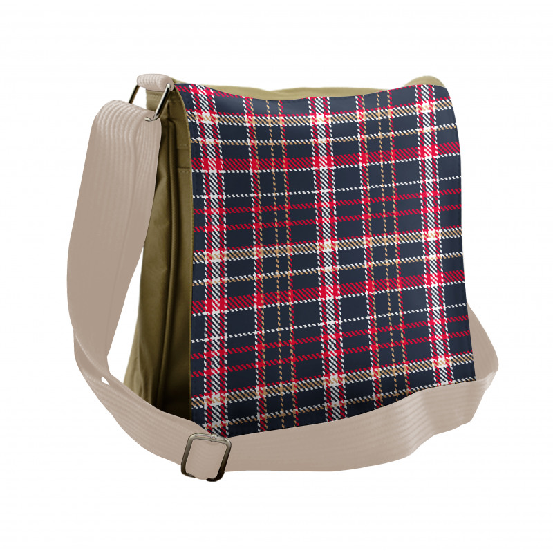 Retro English Classical Messenger Bag