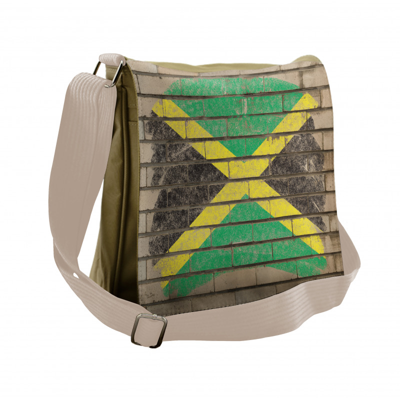 Flag on the Wall Chalk Messenger Bag