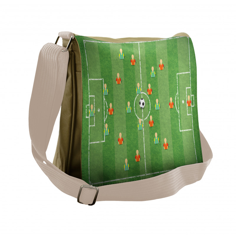 Goalkeeper Striker Motif Messenger Bag