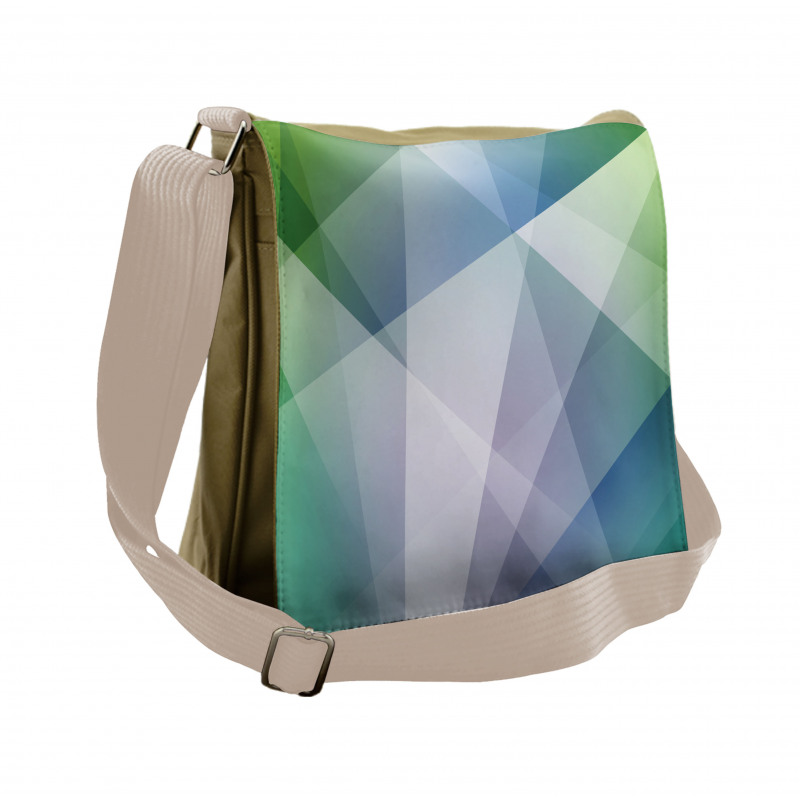 Futuristic Shapes Messenger Bag