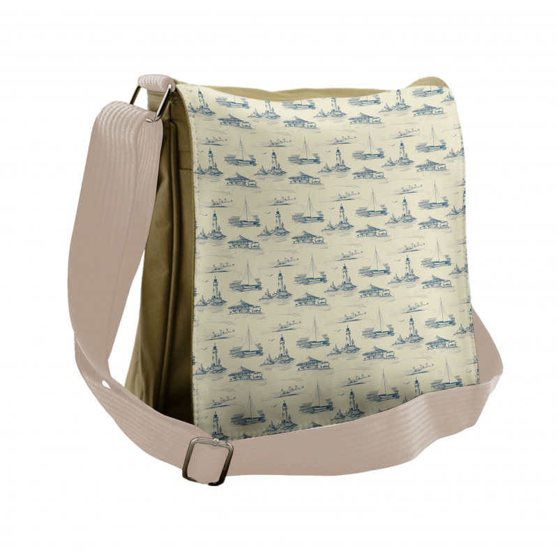 Summertime Lines Messenger Bag