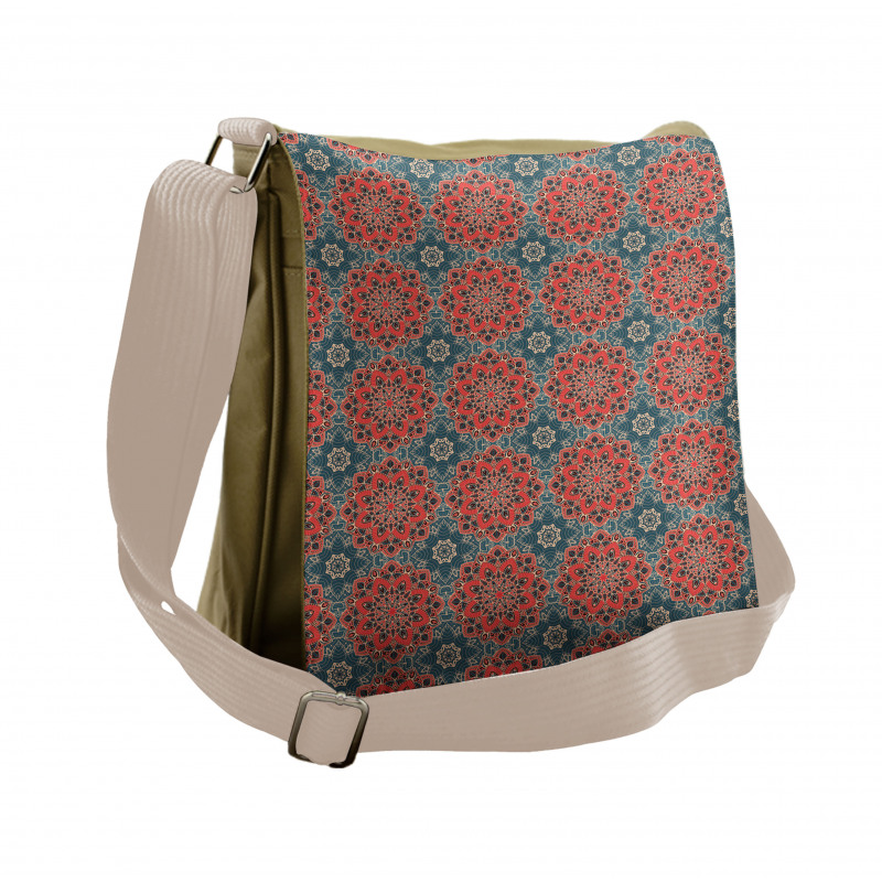 Culture Flowers Messenger Bag