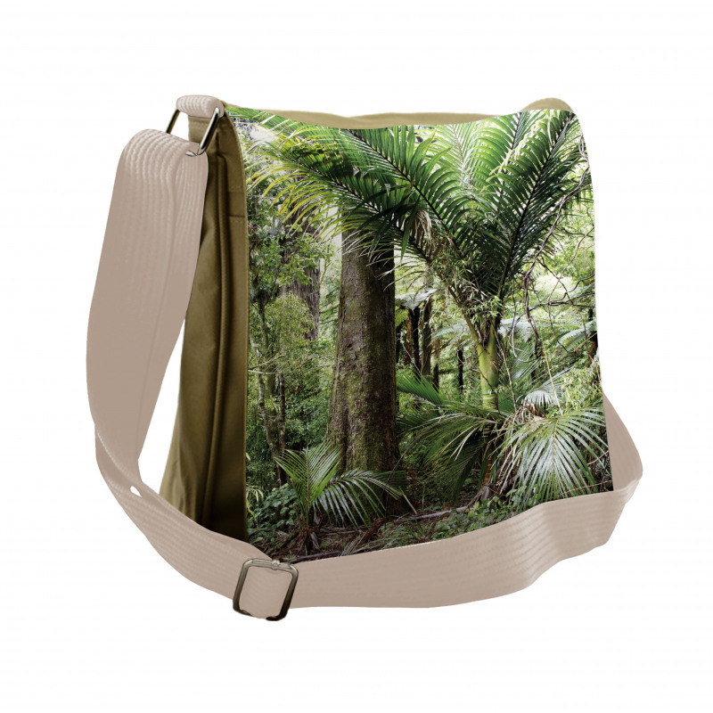 Lush Foliage Jungle Messenger Bag