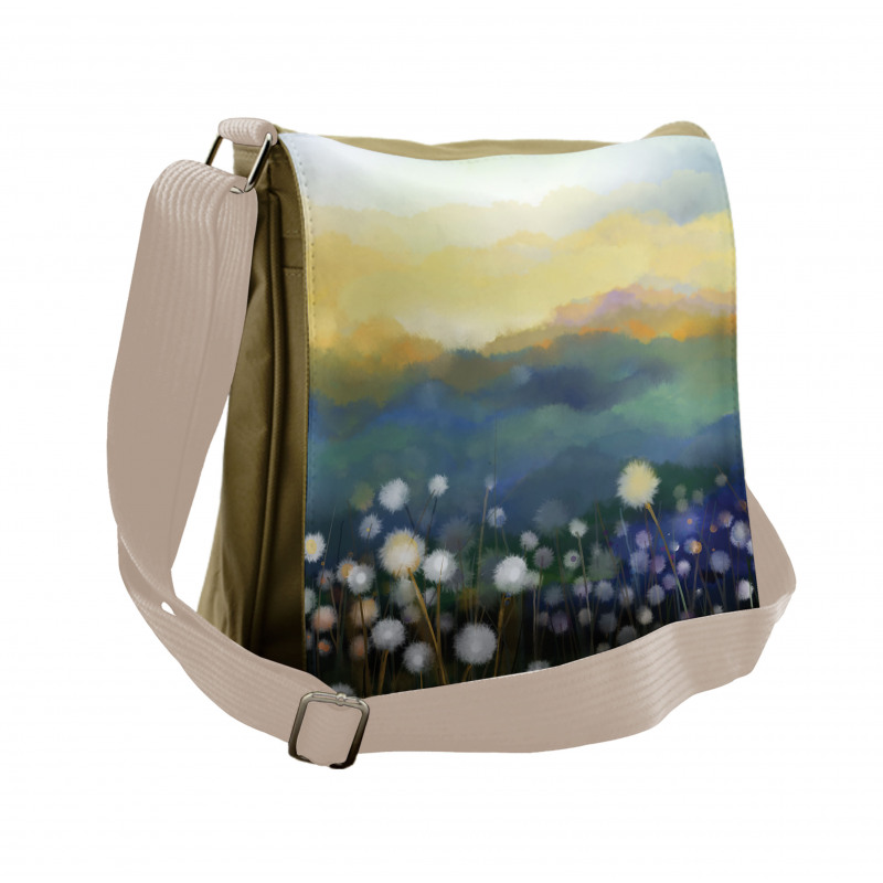 Oil Painting Flora Messenger Bag