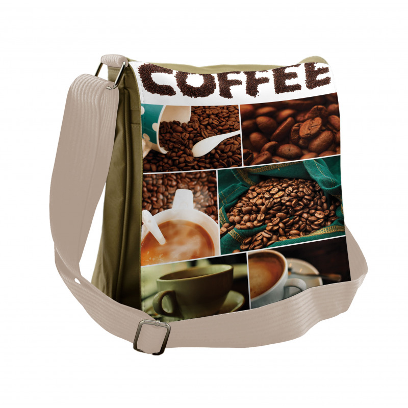 Photo Collage Relax Time Messenger Bag