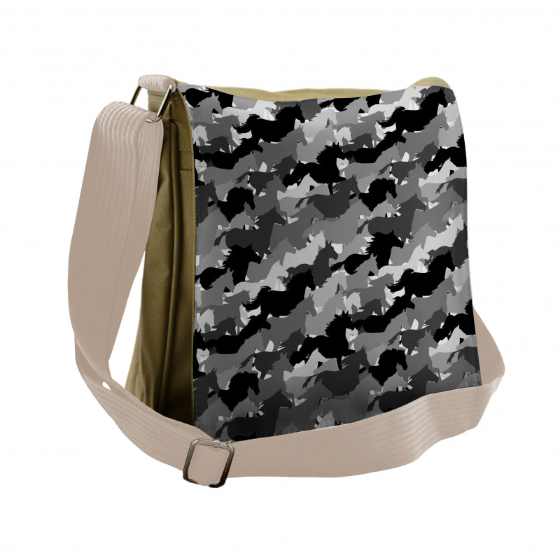 Mustang Herd Animals Messenger Bag