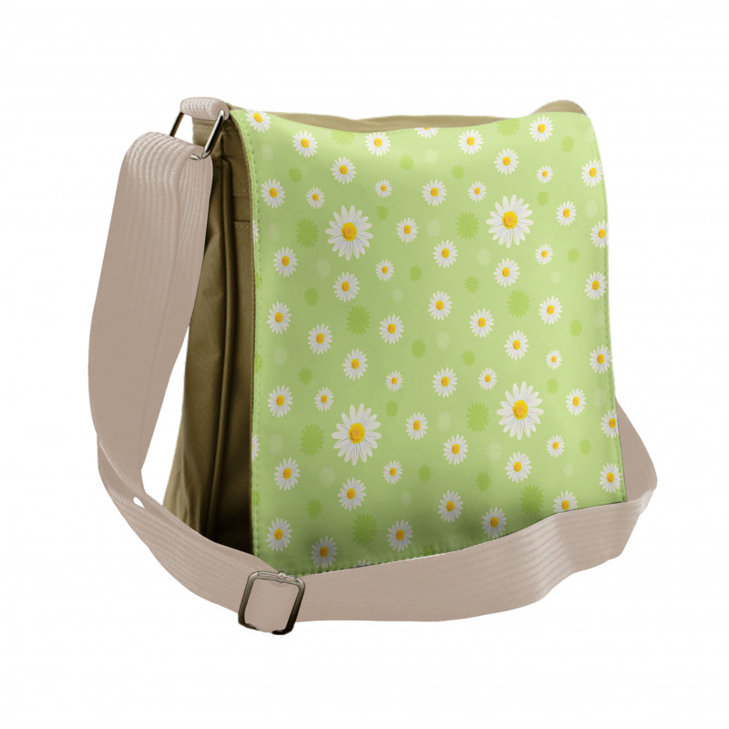 Spring Daisy Messenger Bag