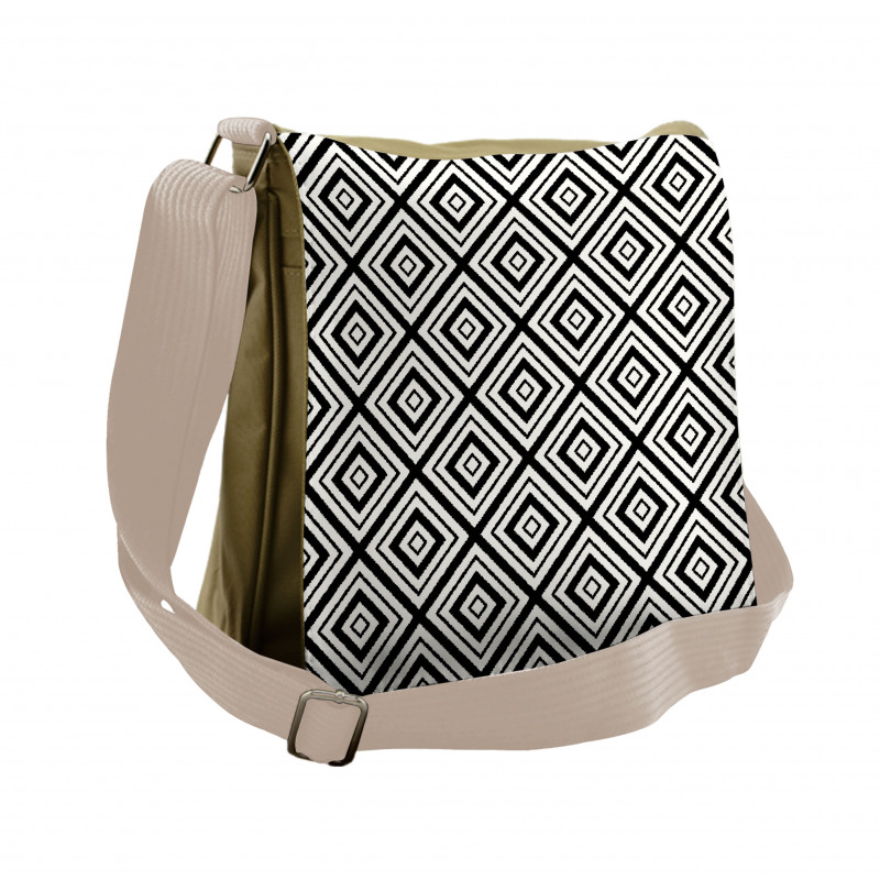 Rhombus Tracery Messenger Bag