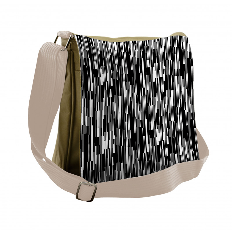 Abstract Lines Messenger Bag