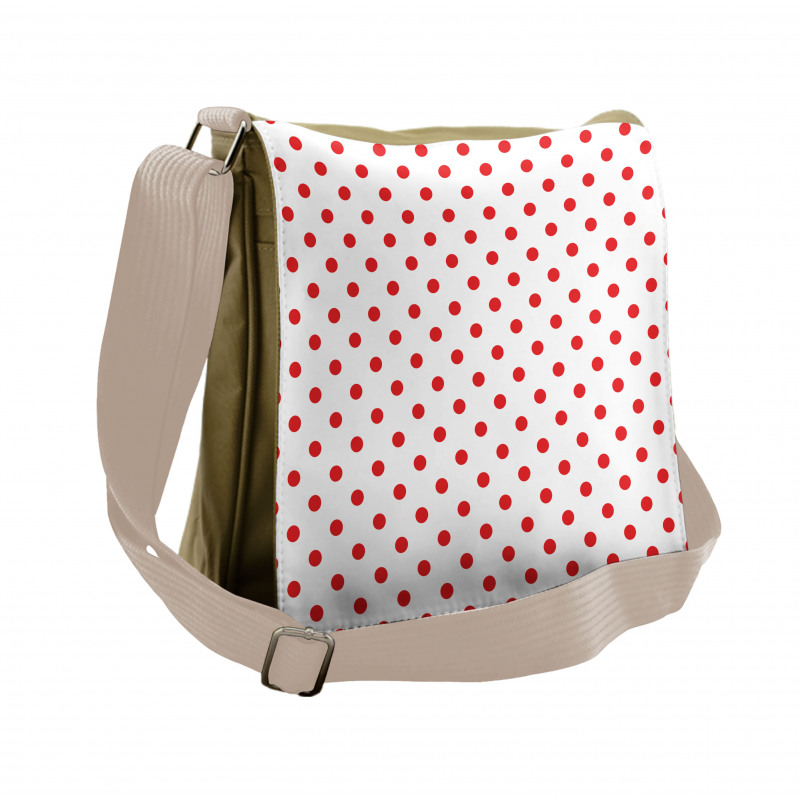 Country Picnic Polka Dots Messenger Bag