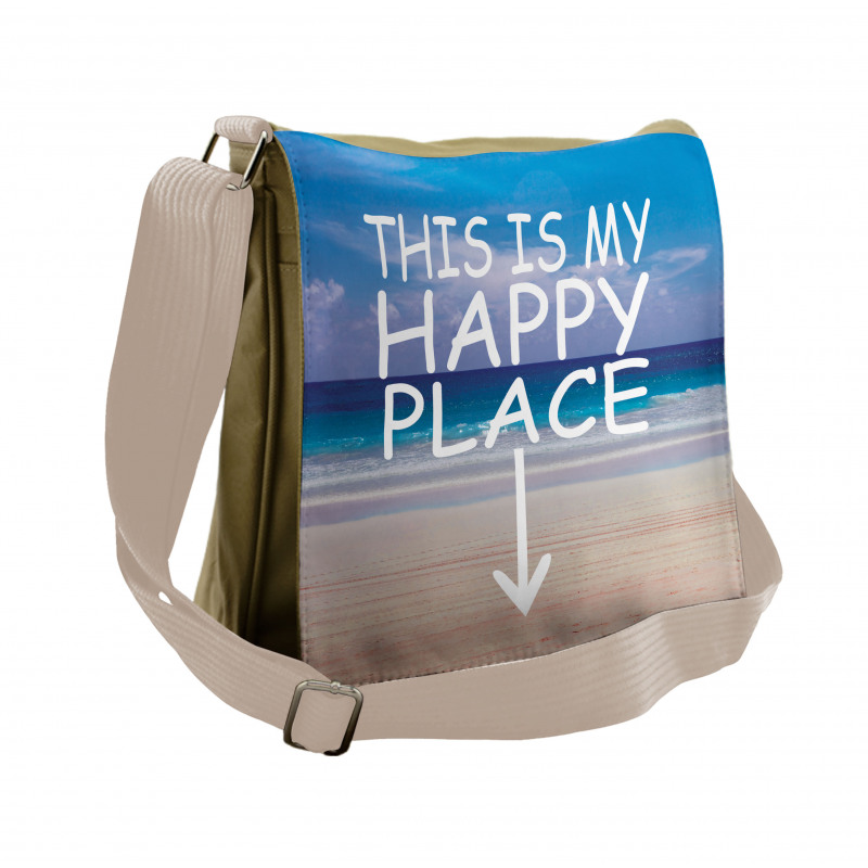 This is My Happy Place Messenger Bag