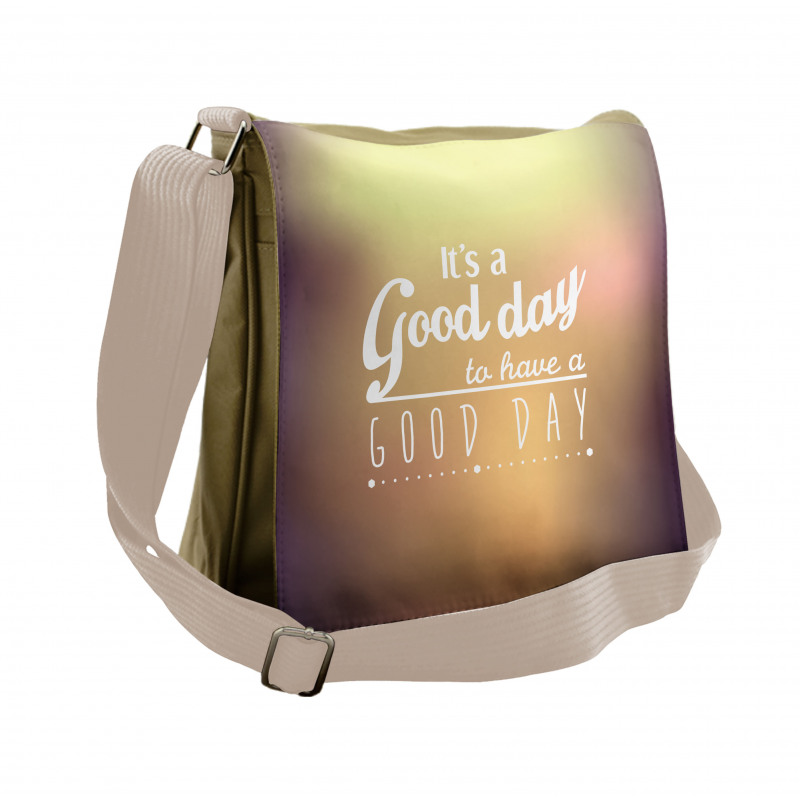 Day Words Messenger Bag