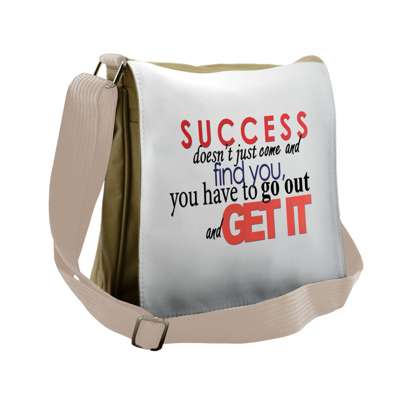 Hardwork Success Messenger Bag