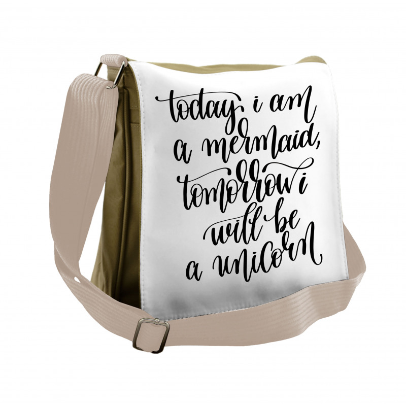 Self Esteem Expression Messenger Bag