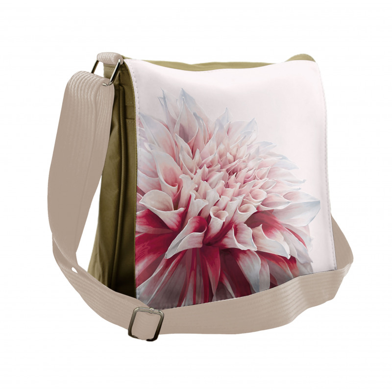 Close up Floral Blossom Messenger Bag