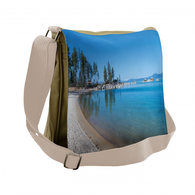 Clear Lake and Shore Messenger Bag