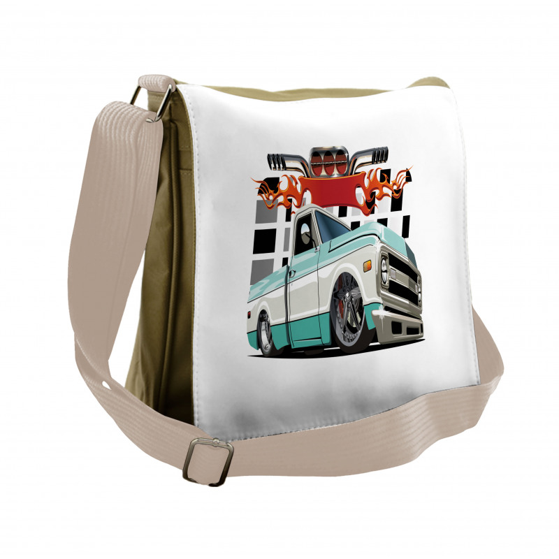 Lowrider Pickup Vehicle Messenger Bag