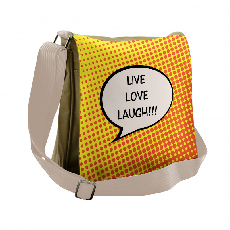 Speech Bubble Messenger Bag