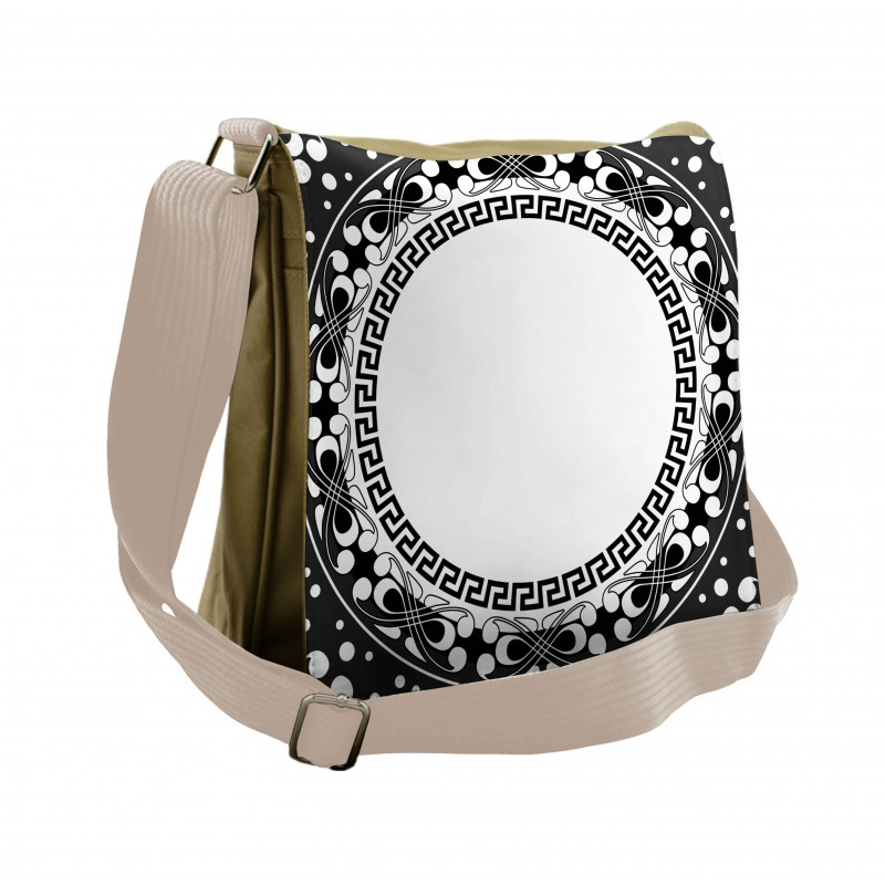 Spirals Swirls Circle Messenger Bag