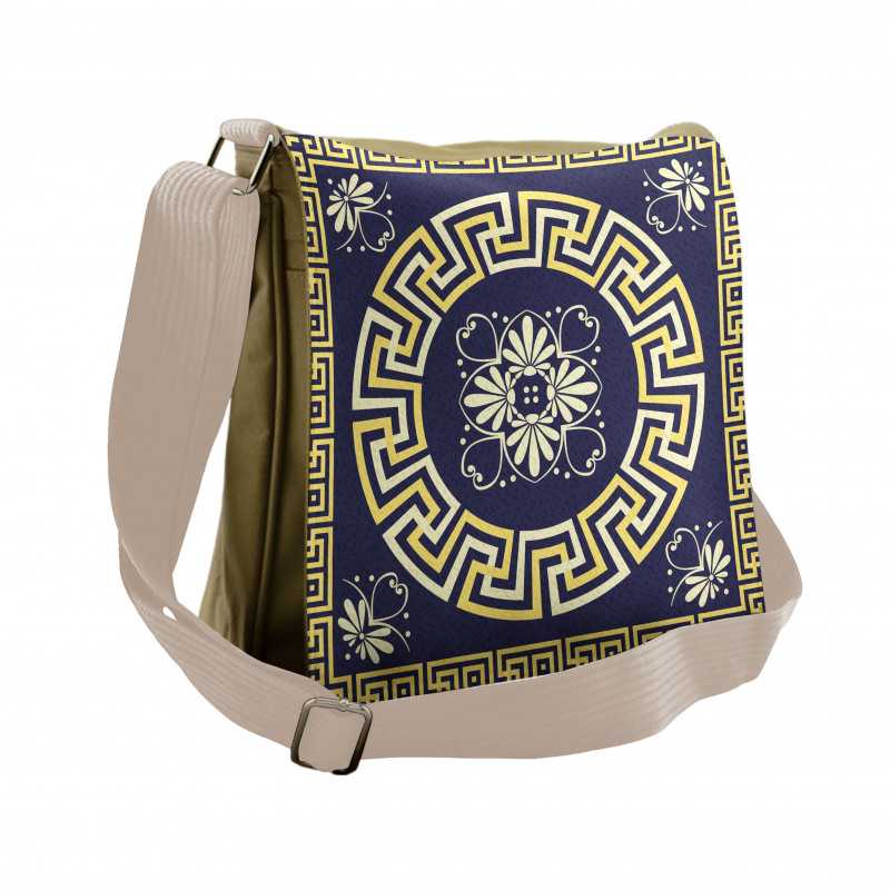 Retro Spring Meander Messenger Bag